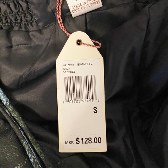 Max Studio Black Floral Cocktail Dress - Picture 7 of 7